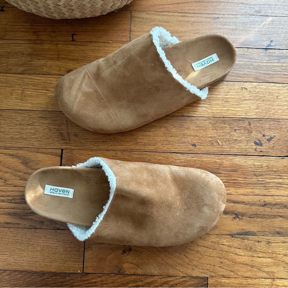 Haven Well Within Sherpa Lined Suede Clogs